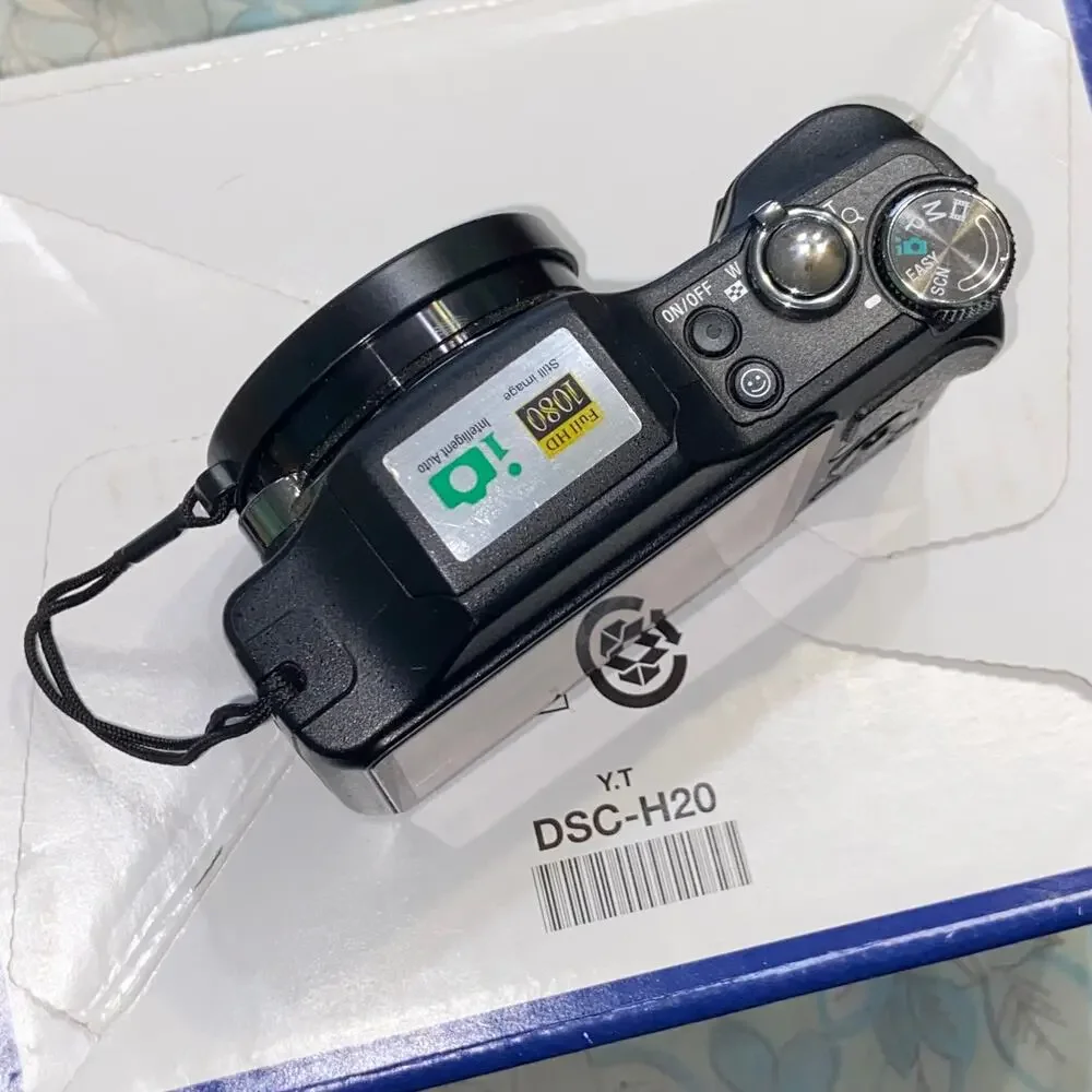 Sony Cyber Shot DSC H20 10.1 MP Digital Camera Battery Cord Manual Disc Ppwk